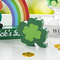 Glitzhome® 12" St. Patrick's Wooden Table Block Set