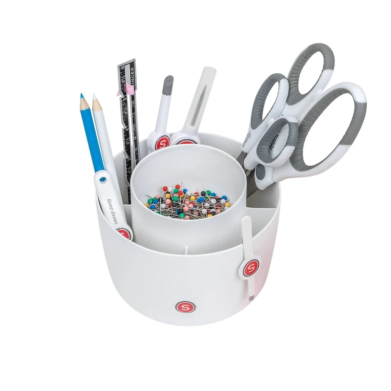 SINGER® Pin & Sewing Tool Craft Organizer Caddy