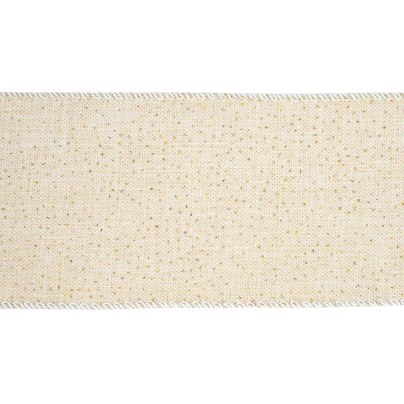 2.5" x 3yd. Linen Wired Ribbon by Celebrate It™ Classic