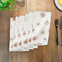 Florals Cotton Twill Napkin