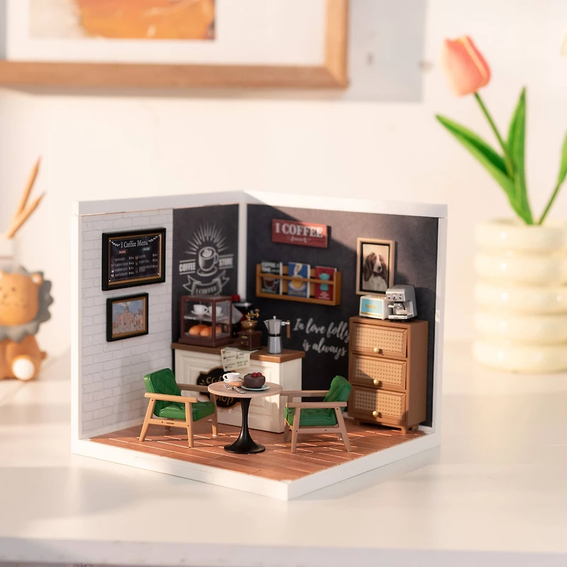 Rolife Daily Inspiration Café DIY Miniature Kit