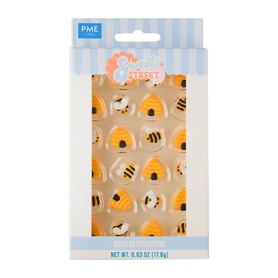 PME Cake Sweet Street® Bees & Beehives Icing Decorations