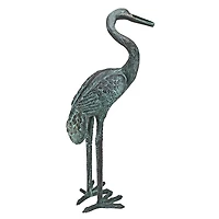 Design Toscano Medium Bronze Curved Neck Crane
