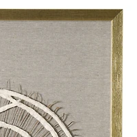 Boho Framed Paper Shadow Box Wall Art