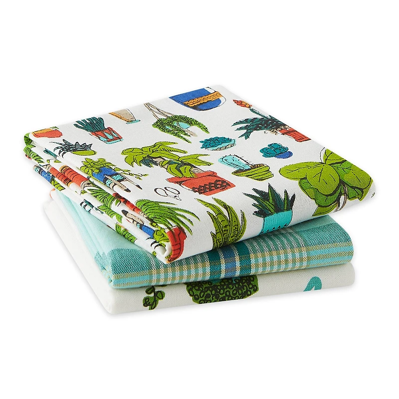 Hey There Fancy Plants Dishtowel (Set of 3)