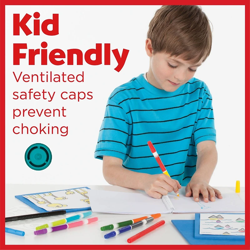 Faber-Castell 24 Piece DuoTip Washable Markers