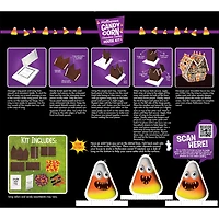 Cookies United Halloween Candy Corn Chocolate Cookie House Kit