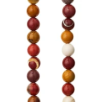 12 Pack: Mookaite Round Beads by Bead Landing™, 8mm