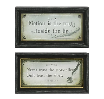 Assorted 9.25" Story Block Tabletop Décor by Ashland®, 1pc.