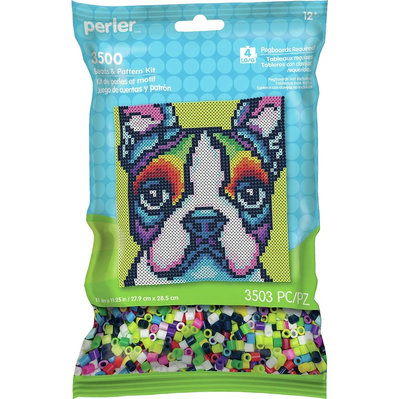 Perler™ Rainbow Terrier Beads & Pattern Kit