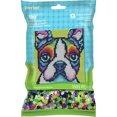 Perler™ Rainbow Terrier Beads & Pattern Kit