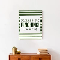 Please No Pinching 16" x 20" Canvas Wall Art