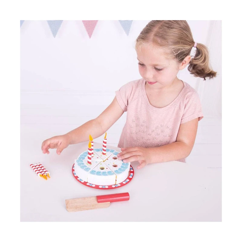 Wooden Birthday Cake