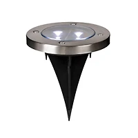 Glitzhome® 5.25" Solar Powered LED Pathway Ground Lights Set