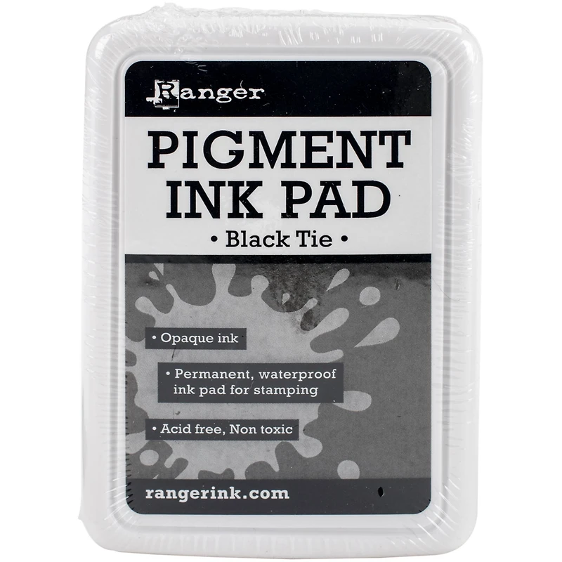 Ranger Pigment Black Tie Ink Pad
