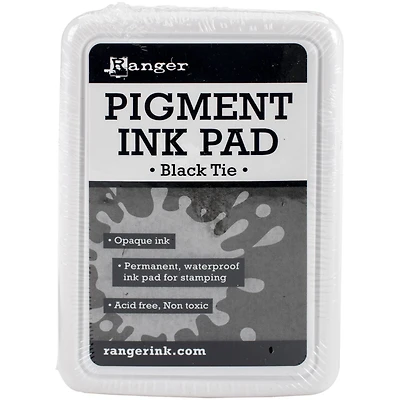 Ranger Pigment Black Tie Ink Pad