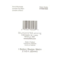 Organic Elements 2.5" Coconut Button with Epoxy Finish