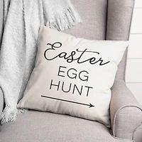 Easter Egg Hunt Basket 2 18" x 18" Indoor / Outdoor Pillow