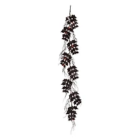 Glitzhome® 6ft. Lighted Halloween Bat Garland