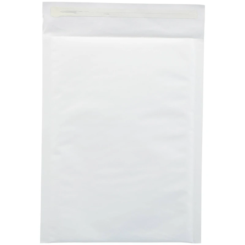 JAM Paper 7.25" x 10.5" White Kraft Bubble Lite Padded Mailers, 25ct.