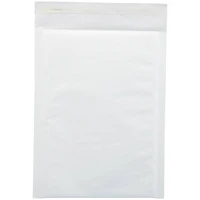 JAM Paper 7.25" x 10.5" White Kraft Bubble Lite Padded Mailers, 25ct.