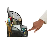 Mind Reader 7-Compartment Desk Organizer Supplies & Accessories Storage