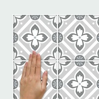 RoomMates Galway Gray Tile Backsplash Peel & Stick Giant Decals