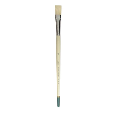 Robert Simmons Signet Long Handle Flat Brush, Size 10
