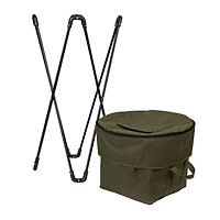 Household Essentials 2.75ft. Olive Green Thermal Standing Cooler with Travel Bag