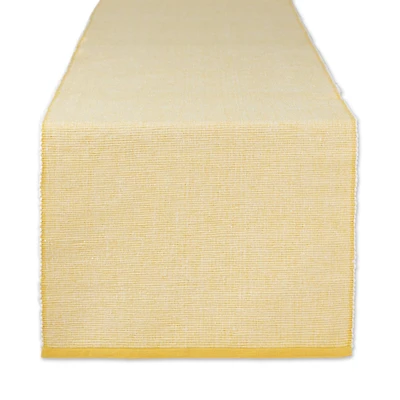 DII® 72" Chambray Ribbed Cotton Table Runner