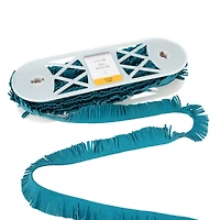 1 3/16" Blue Flocked Fringe Trim by Celebrate It®