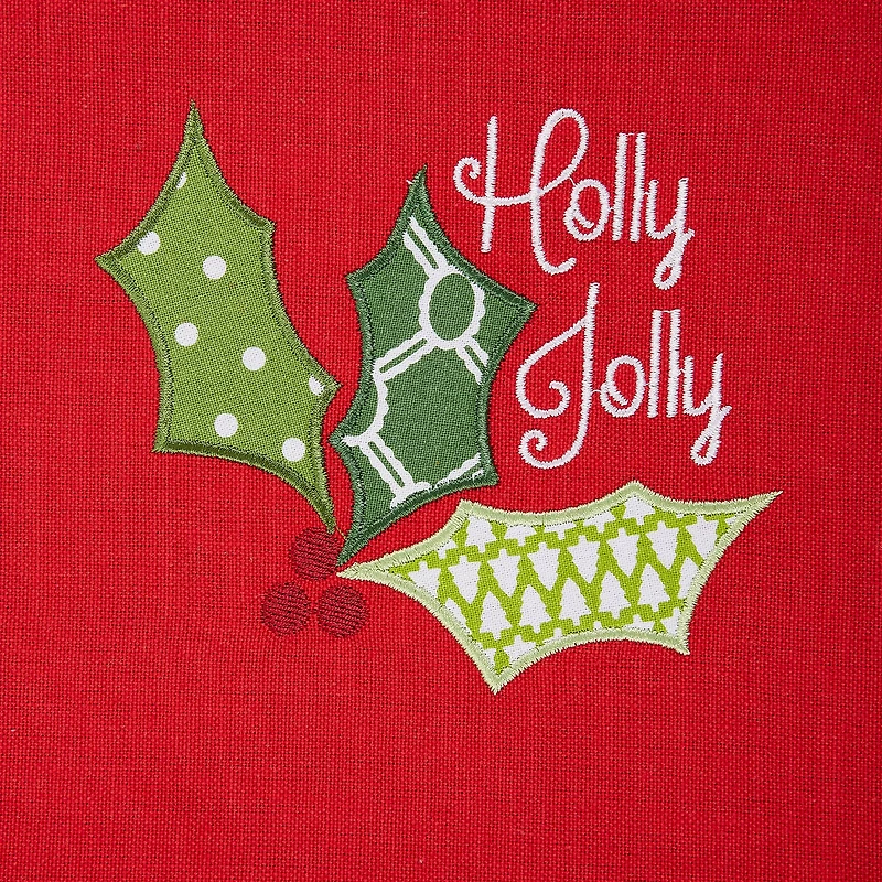 DII® Mixed Christmas Embroidered Dishtowels, 3ct.