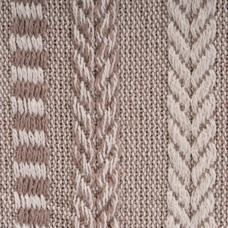 DII® Stone Braided Stripe Throw