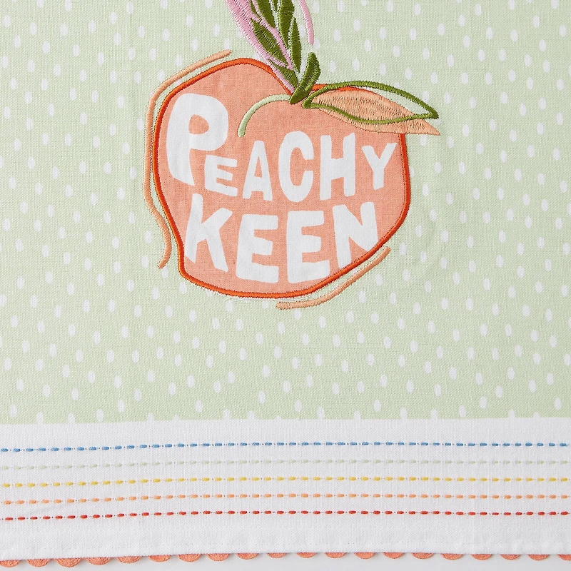 Assorted Summer Fruit Embellished Dishtowel (Set of 3)