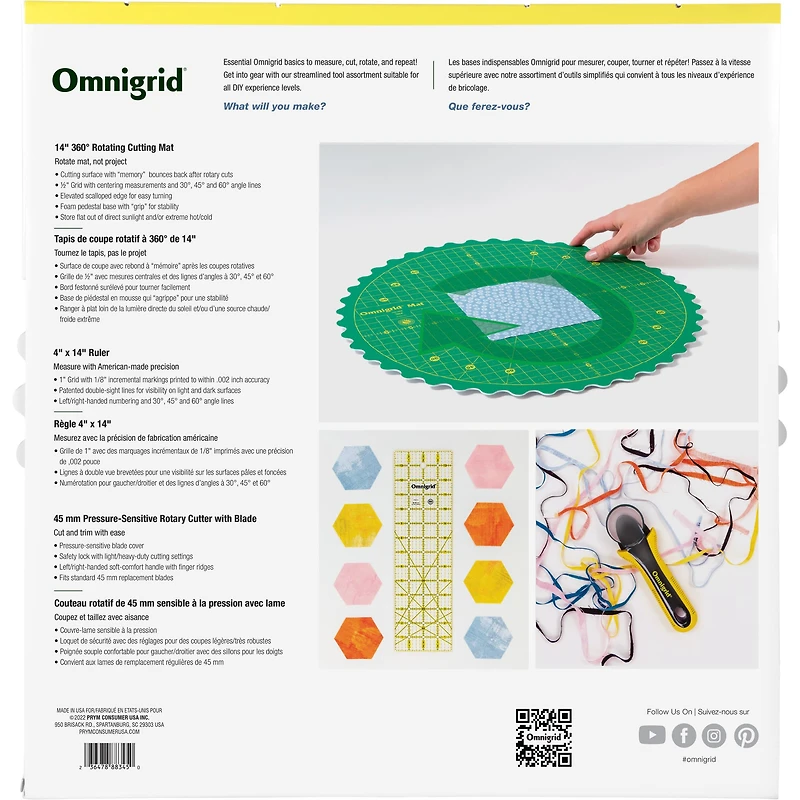 Omnigrid® 14" 360° Rotating Mat Set