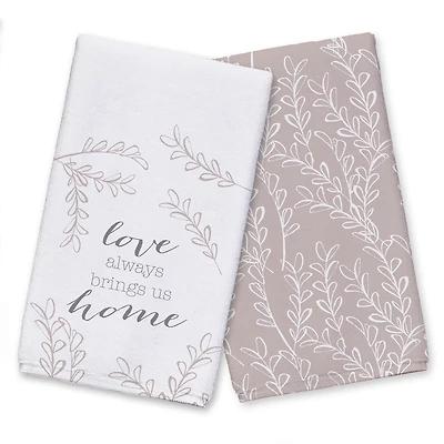 Love Brings Us Home Tea Towel Set