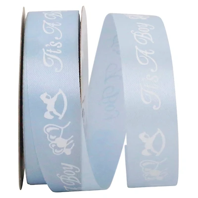 JAM Paper 7/8" x 25yd. It's a Boy Ribbon