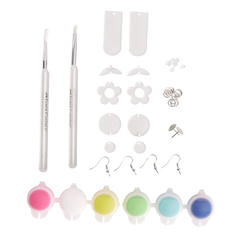 Faber-Castell® Painted Acrylic Earrings
