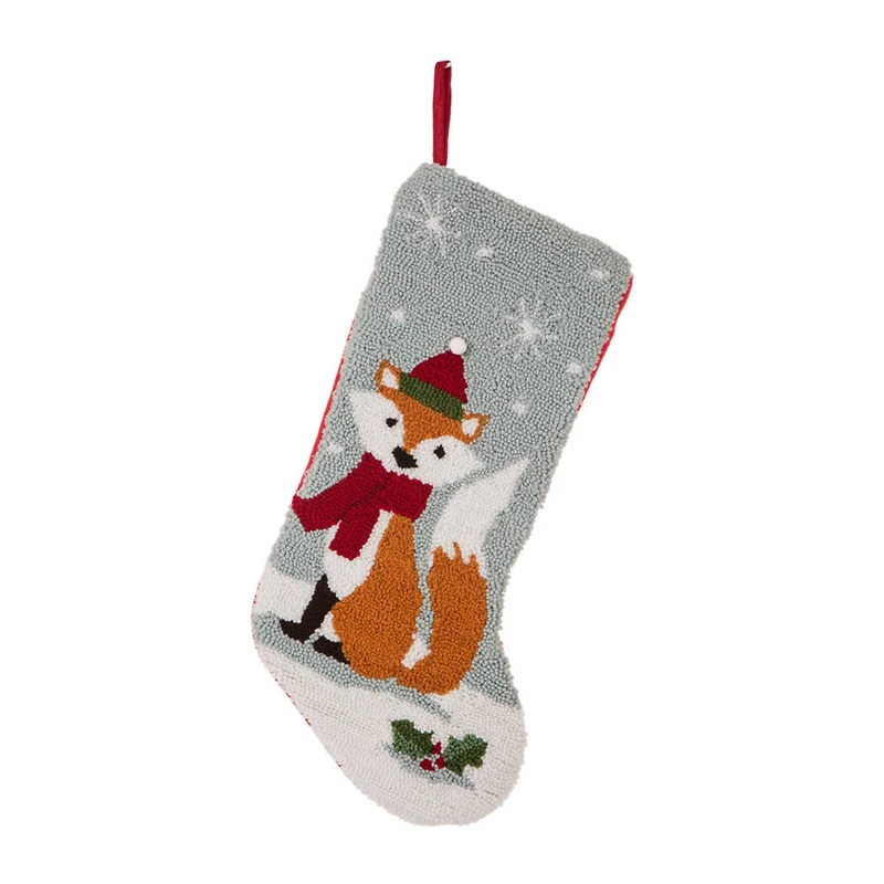 Glitzhome® 20" Fox Christmas Stockings, 2ct.