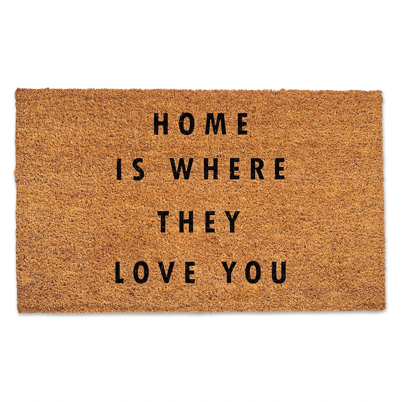 Home Is Where They Love You 30" x 18" Door Mat