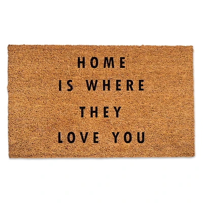 Home Is Where They Love You 30" x 18" Door Mat