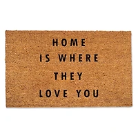 Home Is Where They Love You 30" x 18" Door Mat