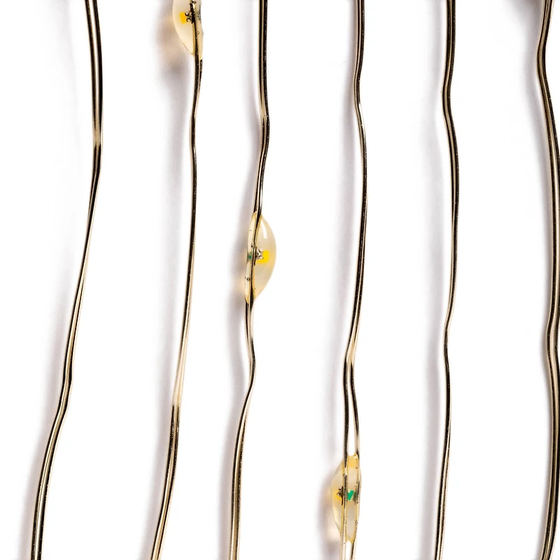 40ct. Warm White Silver Wire LED String Lights by Ashland®