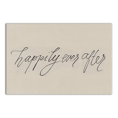 Happily Ever After 24" x 16" Canvas Wall Art