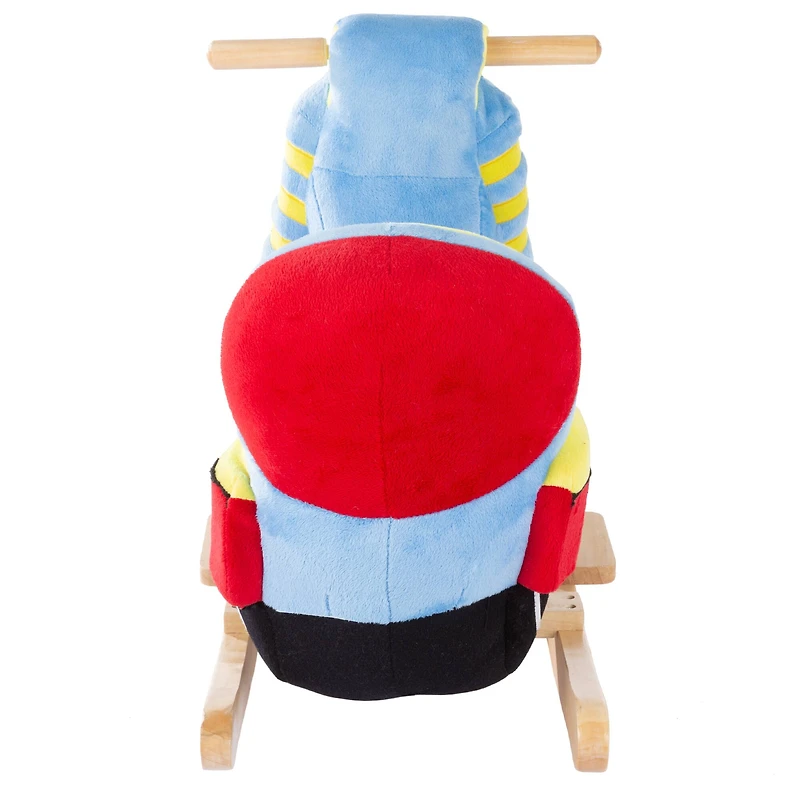 Toy Time Plush Ride-On Rocking Motorcycle