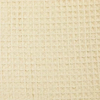 Hello Honey® Cream Woven Linen & Cotton Waffle Pillow