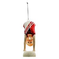 4" Gymnastics Girl Glass Ornament by Ashland®