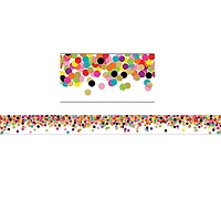 Teacher Created Resources Confetti Straight Border Trim, 210ft.