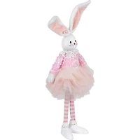 15" Pink Ballerina Bunny Standing Easter Figure
