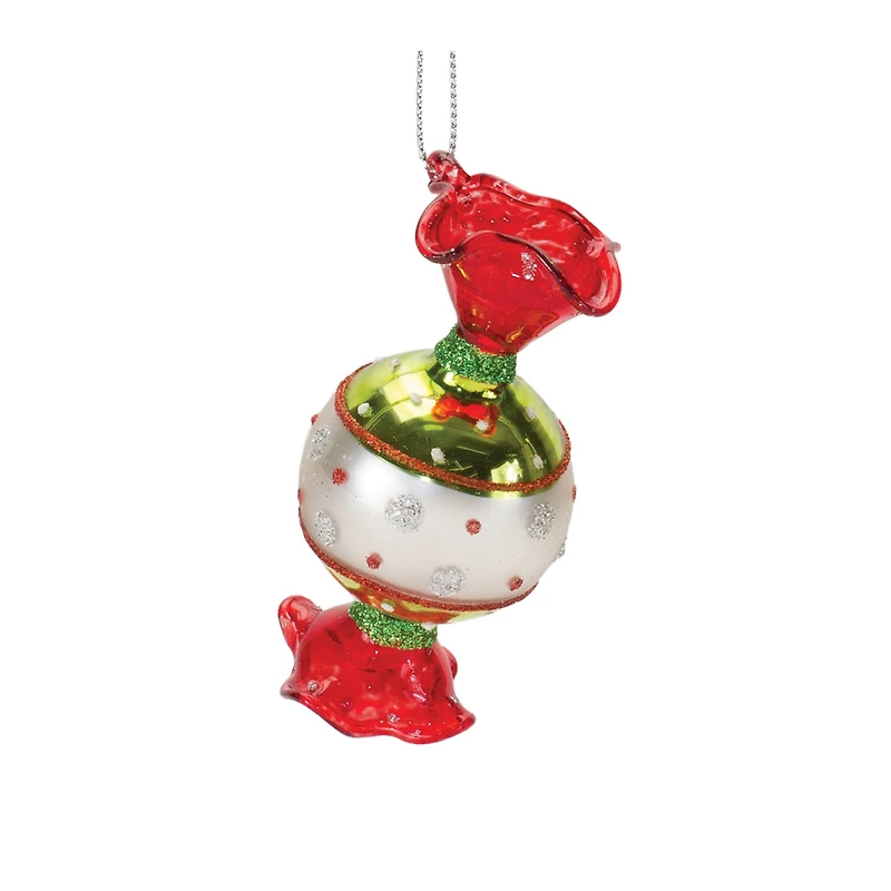 12ct. Glass Wrapped Candy Ornaments